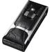 Visol Alton Black Leather Cigar Case Cigar Cutter and Flask Travel Set