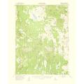 Topo Map - Hayden Hill California Quad - USGS 1959 - 23.00 x 28.50 - Matte Canvas