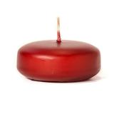 1 Pc Burgundy Floating Candles Small Disk 2.38 in. diameter x 1 in. tall