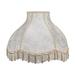 Aspen Creative 30043 Transitional Scallop Bell Shape Spider Construction Lamp Shade in Beige 17 wide (6 x 17 x 12 )