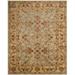 SAFAVIEH Classic Simonette Floral Wool Area Rug Light Green/Gold 9 6 x 13 6