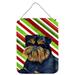 Carolines Treasures LH9253DS1216 Brussels Griffon Candy Cane Holiday Christmas Wall or Door Hanging Prints 12x16