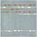 SAFAVIEH Soho Caleb Striped Wool Area Rug Blue/Multi 6 x 6 Square