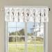 Home Soft Things Rose Embroidered 1 Piece Valance - Taupe - 19 x 60