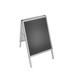 Azar Displays 300245 Small Silver Snap Open A-Frame Double-Sided Indoor/Outdoor Sidewalk Stand 22 W X 28 H