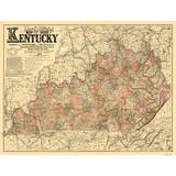 Kentucky - Lloyd 1862 - 30 x 23 - Matte Canvas