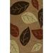 Dalyn Transitions Area Rug TR3 Tr3 Brown Leaves Flowers 12 x 15 Rectangle