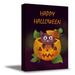 Awkward Styles Halloween Canvas Wall Art Pumpkin and Cat Home Decor Prints