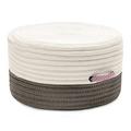 Colonial Mills Color-Tone Extra Firm Reversible Pouf/Ottoman (20 D x 11 H) Grey