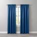 Brylanehome Room-Darkening Rod-Pocket Panel - 54I W 63I L Sapphire Window Curtain