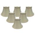 Royal Designs Inc. True Bell Clip On Chandelier Shade CS-202BG-6 Beige 3 x 6 x 4.25 Pack of 6