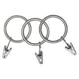Kenney KN85203 Curtain Ring Clips Pewter