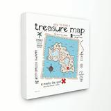 The Kids Room by Stupell How to Read Treasure Map Canvas Wall Art by Stephanie Workman Marrott