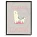 The Stupell Home Decor Collection Save the Drama for Your Llama Framed Giclee Wall Art