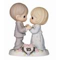 Precious Moments OUR LOVE STILL SPARKLES 25th Anniversary Porcelain Figurine QGP1106