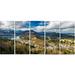 Design Art Alps and Lakes on Summer Day 5 Piece Photographic Print on Wrapped Canvas Set