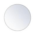 Elegant Lighting Mr404x-42 Eternity 42 Diameter Circular Metal Framed Bathroom Mirror -