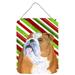 Carolines Treasures SS4560DS1216 Bulldog English Candy Cane Holiday Christmas Wall or Door Hanging Prints 12x16