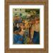 Camille Pissarro 2x Matted 20x24 Gold Ornate Framed Art Print Poultry Market Pontoise