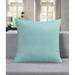 Aiking Home Breathable Solid Faux Linen Euro Sham / Pillow Cover for Sofa Couch or Bedroom... (24 x24 Lagoon)