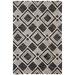SAFAVIEH Micro-Loop Floral Diamond Trellis Wool Area Rug Charcoal/Ivory 4 x 6
