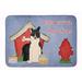 Carolines Treasures BB2783RUG Dog House Collection Russo-European Laika Spitz Machine Washable Memory Foam Mat 19 X