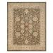 SAFAVIEH Antiquity Driskoll Traditional Floral Wool Area Rug Olive Grey/Beige 6 x 6 Round