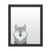 Trademark Fine Art Gray Wolf Markerboard by Annie Bailey Art