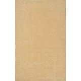 Momeni Gramercy Wool Hand Loomed Beige Area Rug 3 6 X 5 6