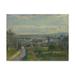 Trademark Fine Art View Of Saintouenlaumone Canvas Art by Camille Pissarro