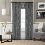 Elrene Montego Iron Work Semi Sheer Rod Pocket Window Valance - 52 w x 15 l