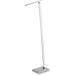 Safco LED Light Floor Lamp Silver