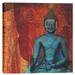 Epic Graffiti Blue Buddha by Elena Ray Graphic Art on Canvas