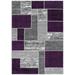 L Baiet Verena Geometric Area Rug Purple Grey 2 x 3 Small Throw Rugs Carpet for Living Room Bedroom Dining Table Office Hallway Foyer | Neutral Colorful Modern Abstract Home Decor