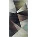 SAFAVIEH Porcello Jayme Abstract Prism Area Rug Grey/Multi 2 7 x 5