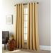 Nanshing Janie Light Filtering Grommet Top Single Curtain Panel Gold 52 x 84