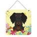 Carolines Treasures BB6127DS66 Easter Eggs Wire Haired Dachshund Black Tan Wall or Door Hanging Prints 6x6 multicolor