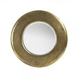 40 x 40 x 1.25 in. Aceline Mirror Antique Bronze