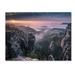 Trademark Fine Art Sunrise On The Rocks Canvas Art by Andreas Wonisch