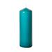 1 Pc 3x9 Mediterranean Blue Pillar Candles Unscented 3 in. diameterx9 in. tall