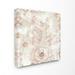 Stupell Home DÃ©cor Flower Pattern Textile Red Silver Design Canvas Wall Art by June Erica Vess