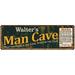 Walter s Man Cave Rules Green Sign Decor Gift 8x24 108240005361