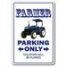 SignMission 10 x 14 in. Farmer Parking Aluminum Sign