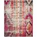 SAFAVIEH Monaco Risto Abstract Area Rug Magenta/Multi 8 x 10