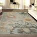 Admire Home Living Gallina Contemporary Transitional Distressed Floral Pattern Area Rug Cream 5 3 x 7 3 Polypropylene 5 x 8 Indoor Red Brown