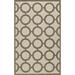 Dalyn Transitions Area Rug TR2 Tr2 Brown Circles Rings 10 x 10 Octagon