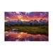 Trademark Fine Art Black Ponds Sunset 1 Canvas Art by Darren White Photography