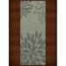 Dalyn Dover Area Rug DV17 Dv17 Spa Floral Leaves 2 6 x 8 Rectangle