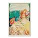 Trademark Fine Art Art Nouveau 2 Canvas Art by Vintage Lavoie