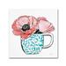 Trademark Fine Art Floral Teacups II Canvas Art by Beth Grove